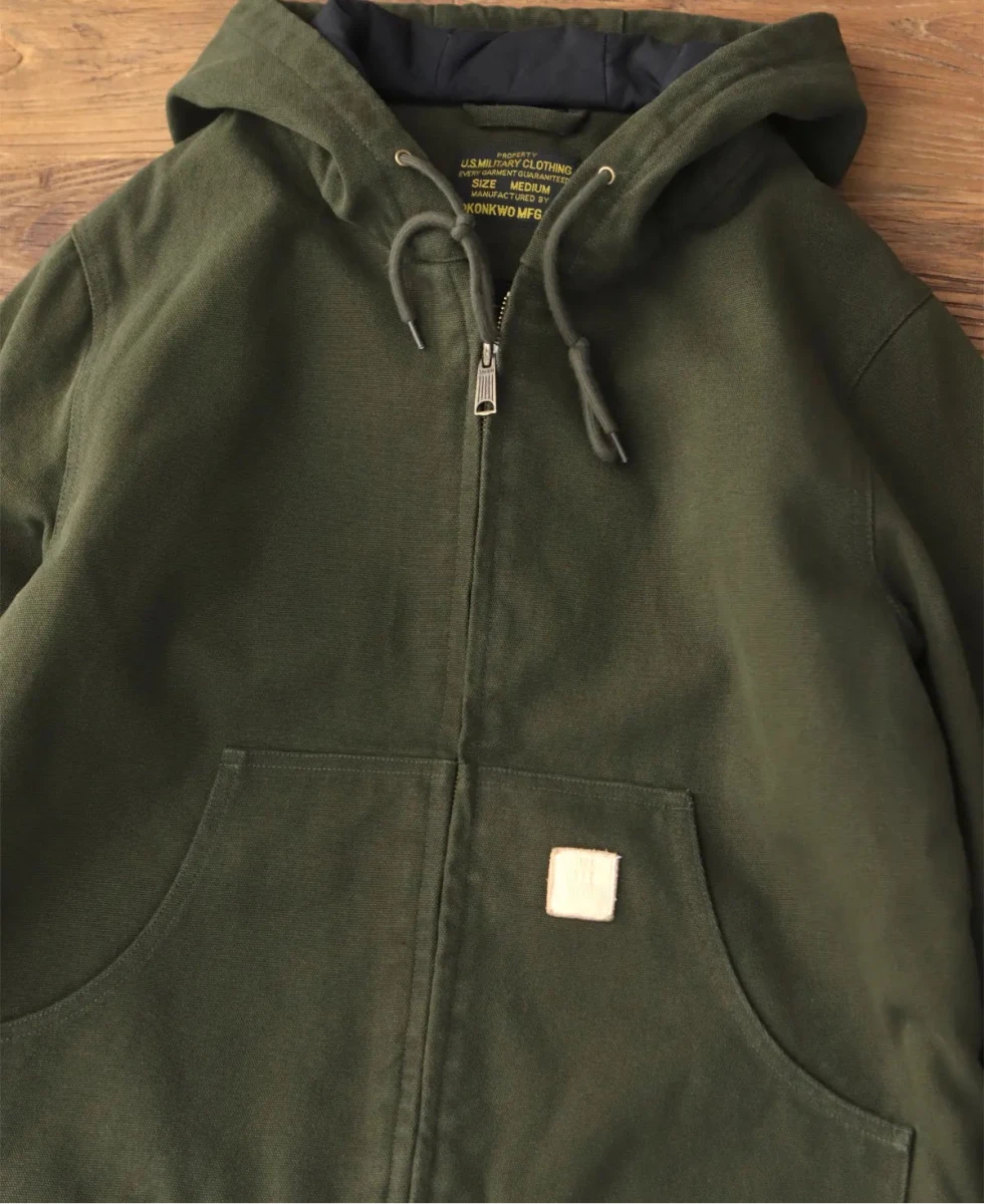 America retro hoodie with multi - pocket - Antonios