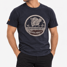 America Retro T-Shirt - AntoniosClothing - navy blue
