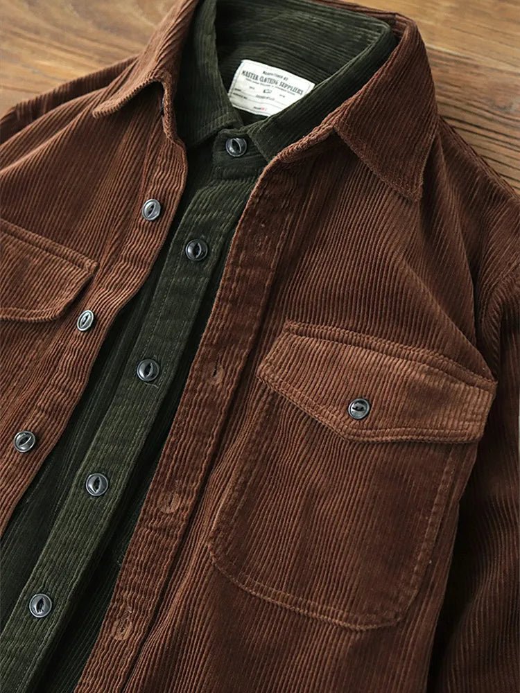 American 80s corduroy autumn jacket - Antonios