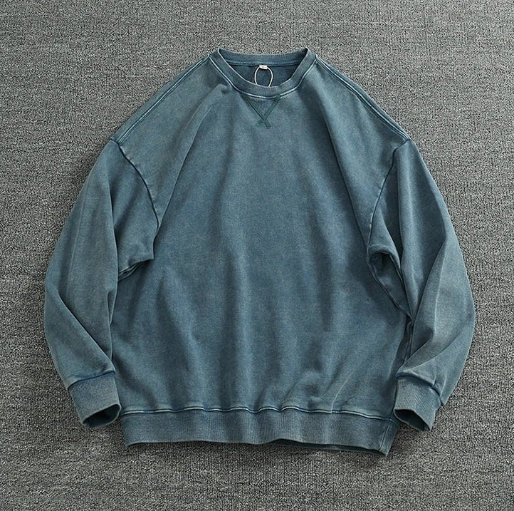 American retro oversized sweater - Antonios