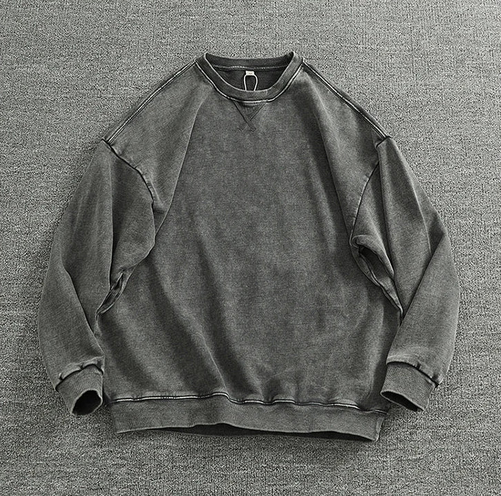 American retro oversized sweater - Antonios