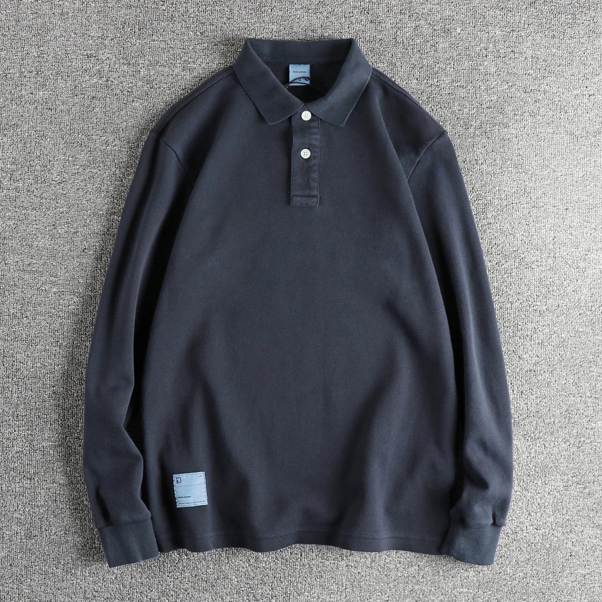 American retro polo long - sleeve t-shirt - Antonios