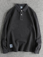 American retro polo long - sleeve t-shirt - Antonios