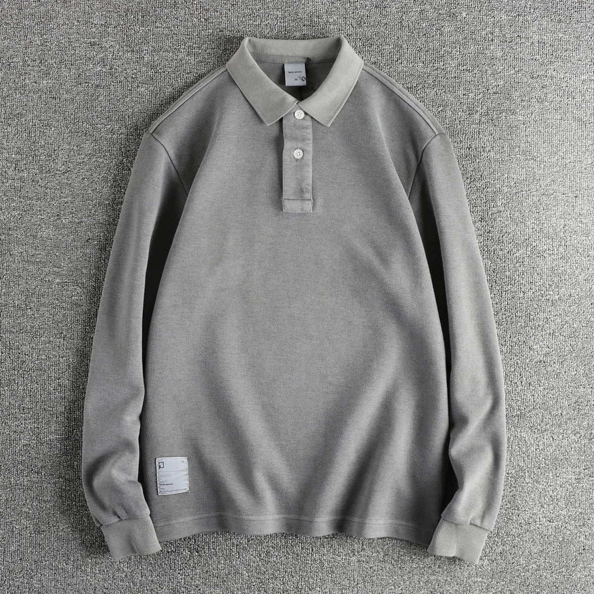 American retro polo long - sleeve t-shirt - Antonios