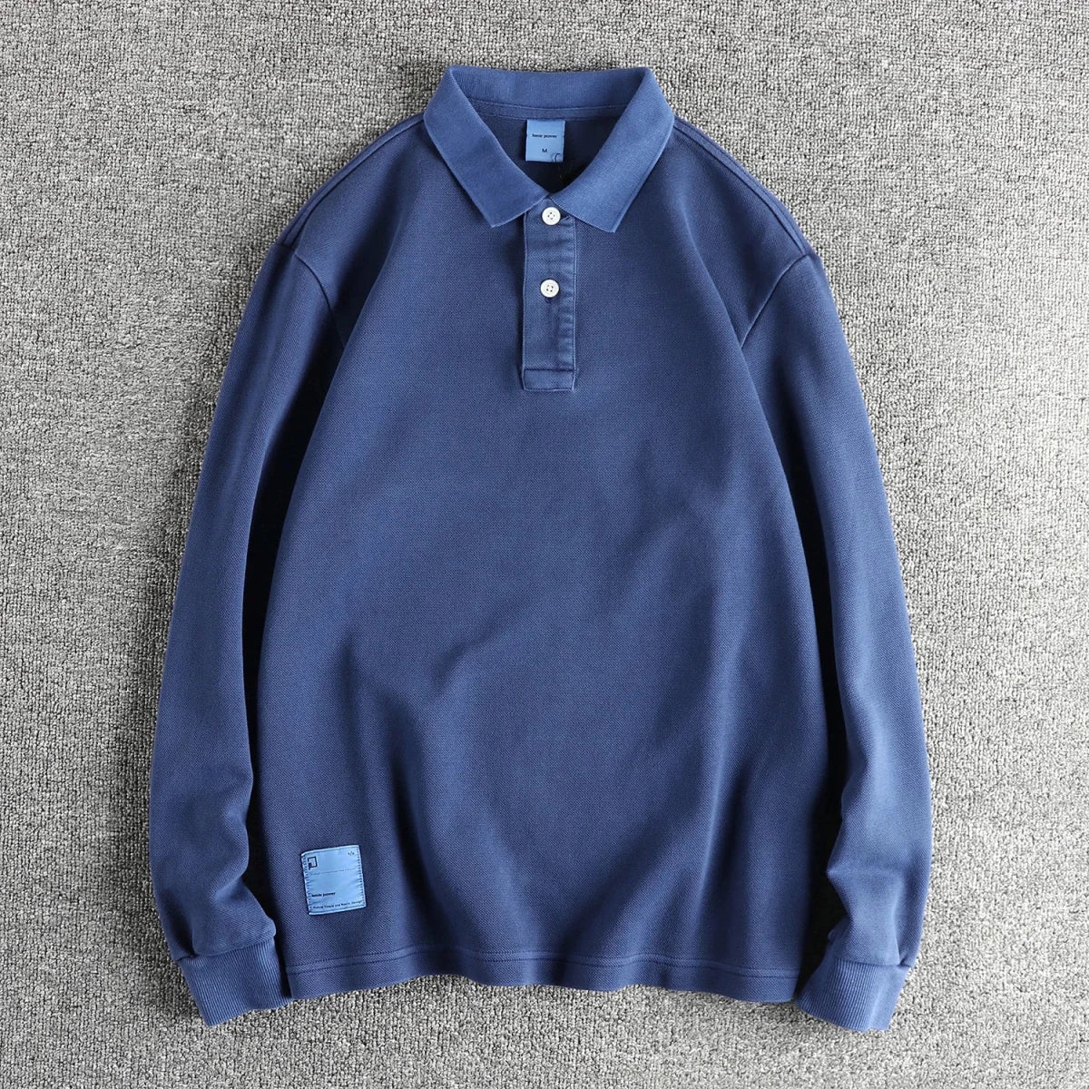 American retro polo long - sleeve t-shirt - Antonios