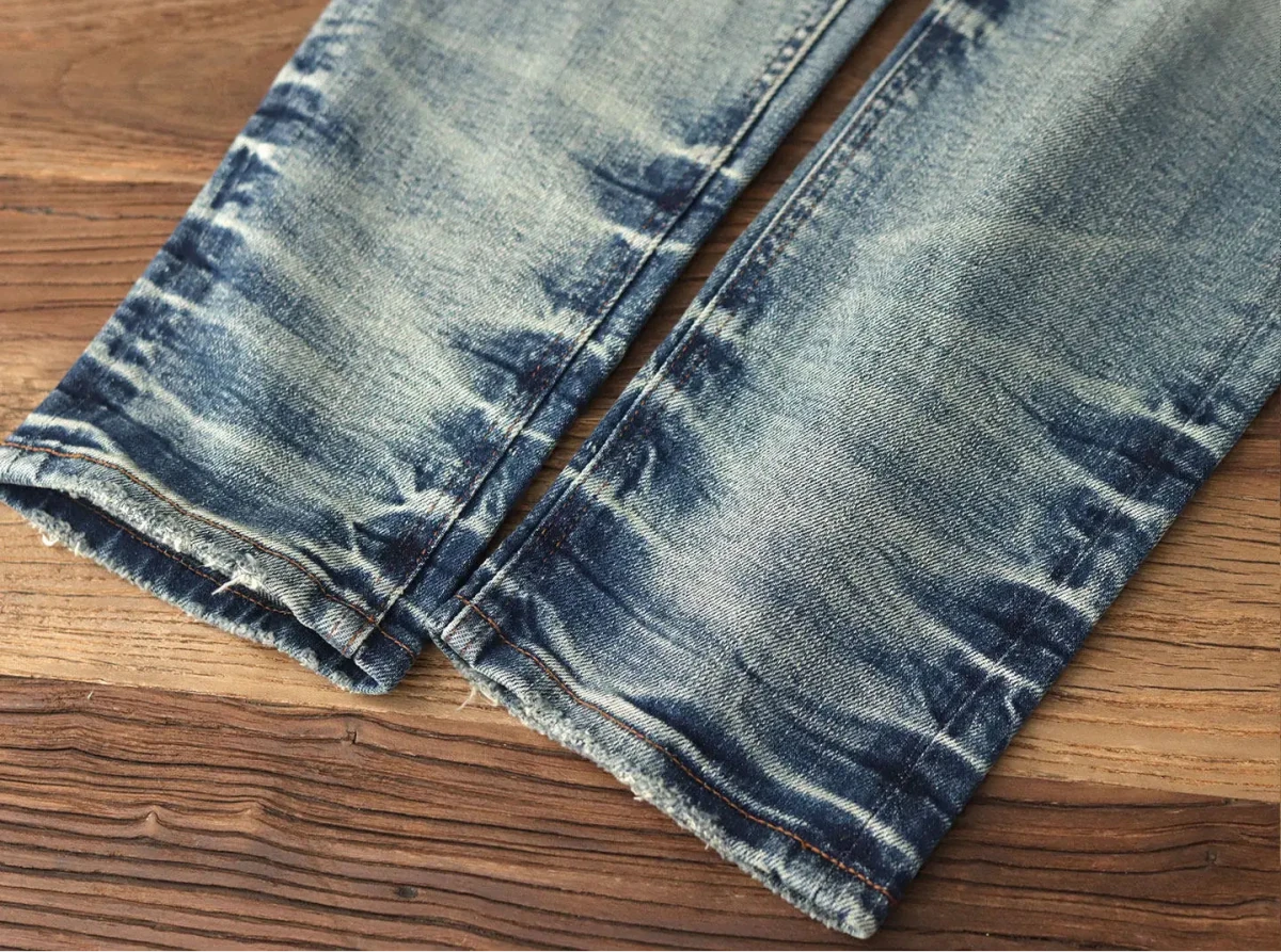 American Retro Vintage Straight - Leg Denim Jeans - Antonios