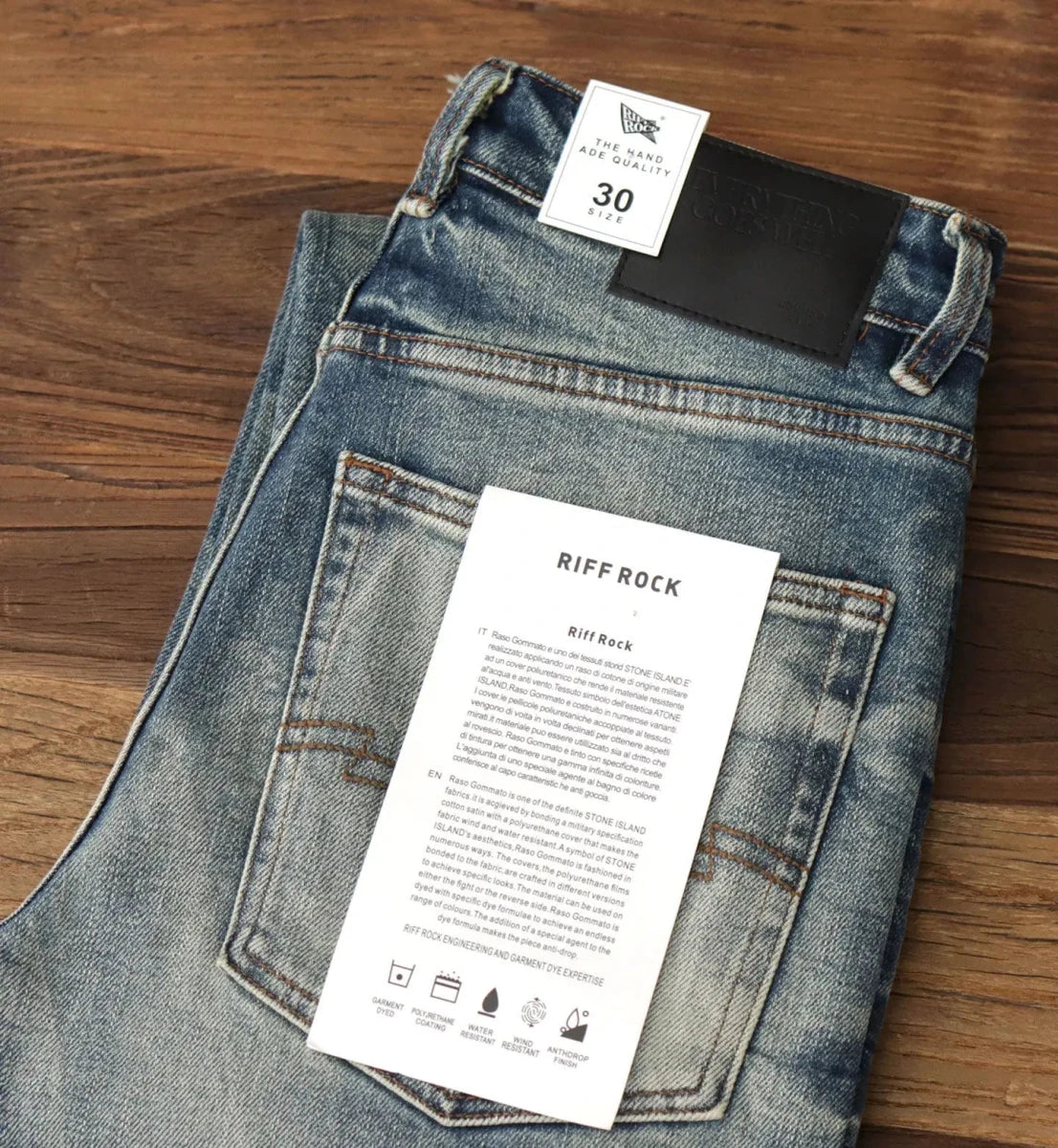 American Retro Vintage Straight - Leg Denim Jeans - Antonios