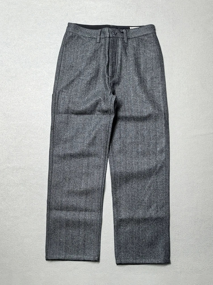 American retro winter casual pants - Antonios