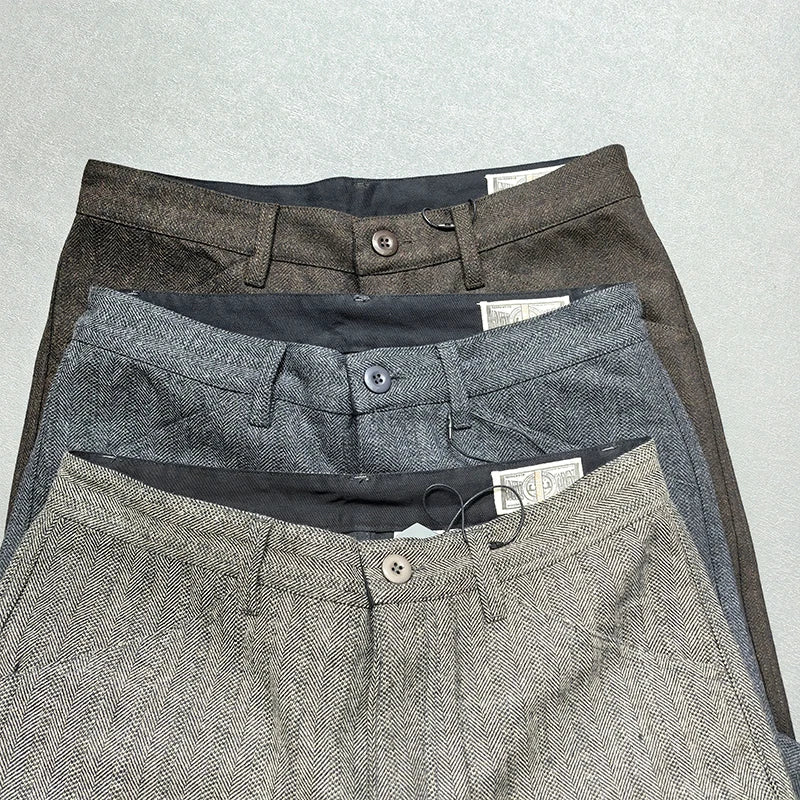 American retro winter casual pants - Antonios