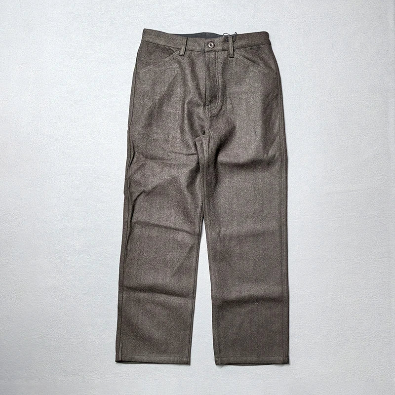 American retro winter casual pants - Antonios