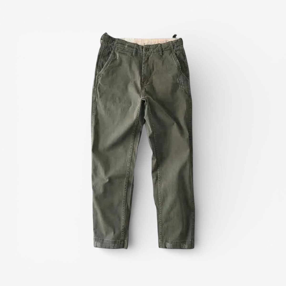 American retro woven cargo pants - Antonios