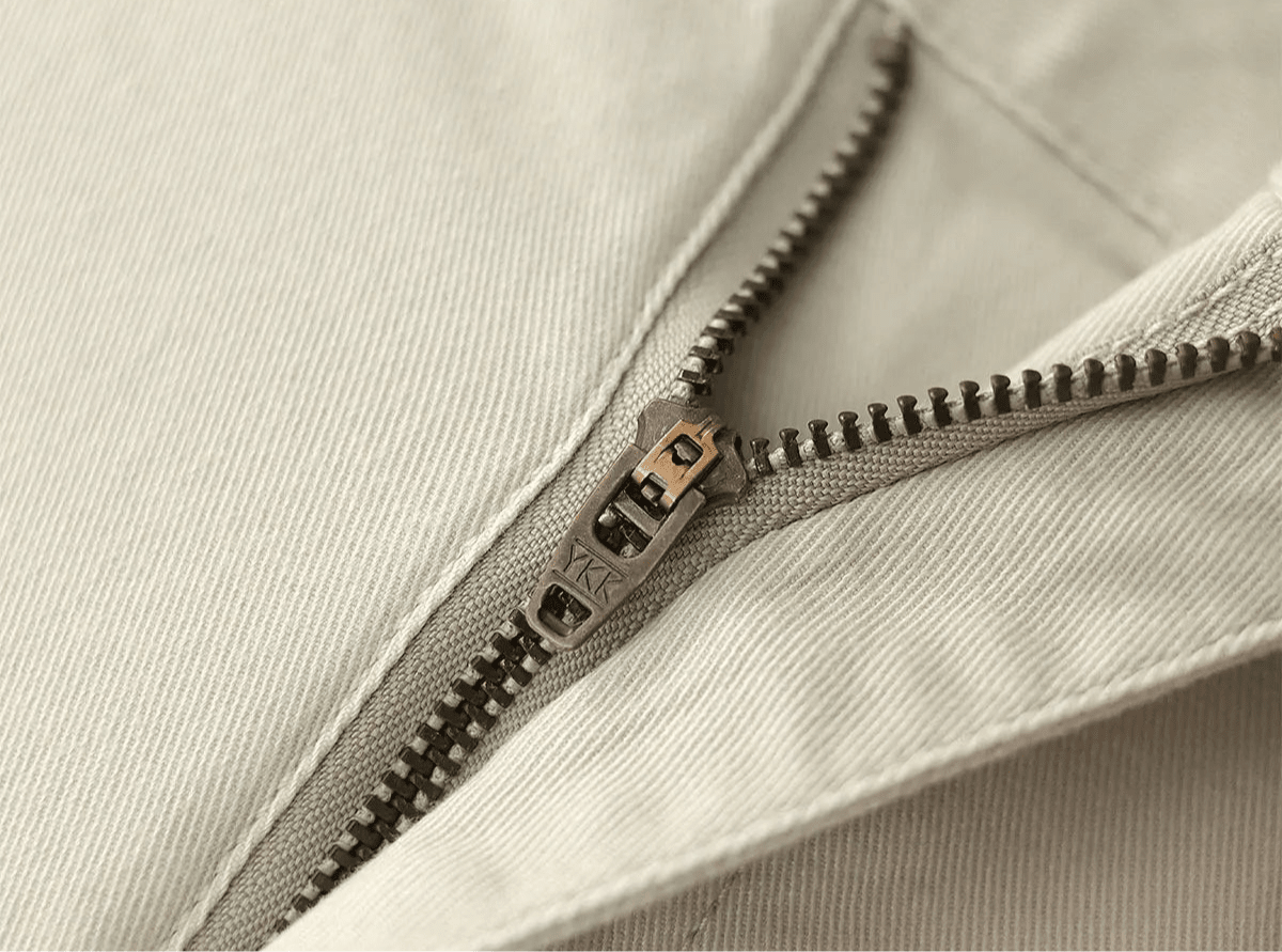 American retro woven cargo pants - Antonios