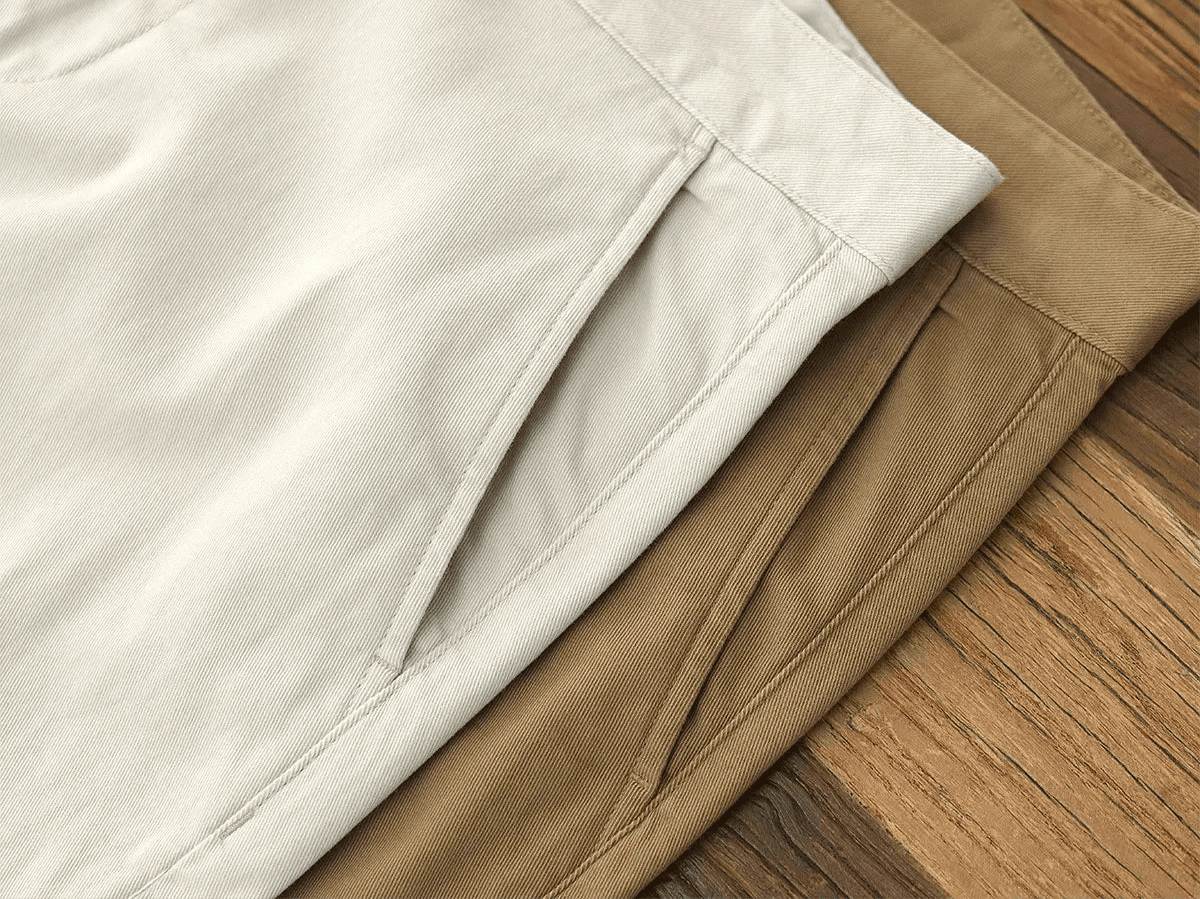 American retro woven cargo pants - Antonios