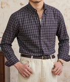 American style plaid elegant shirt - Antonios