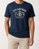 Anchor american retro short sleeve t-shirt - AntoniosClothing - Blue
