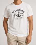 Anchor american retro short sleeve t-shirt - AntoniosClothing - White