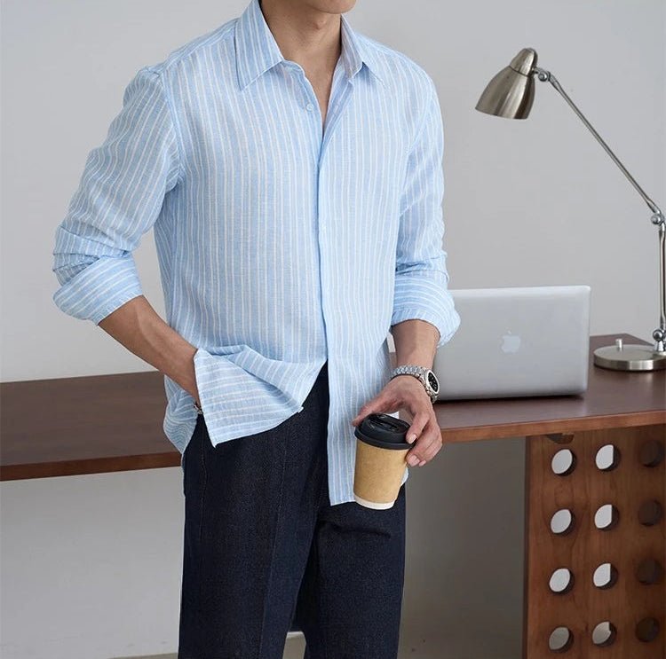 Angelo striped business shirt - Antonios