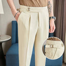 Ankle - length slim casual pants - Antonios