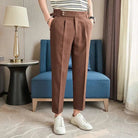 Ankle - length slim casual pants - Antonios