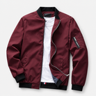 Antonios Lightweight Bomber Jacket — Red