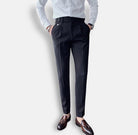 Antonios Black Casual Outfit Pants - Antonios