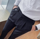 Antonios Black Casual Outfit Pants - Antonios