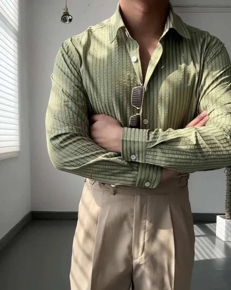 Antonios british casual striped shirt - Antonios