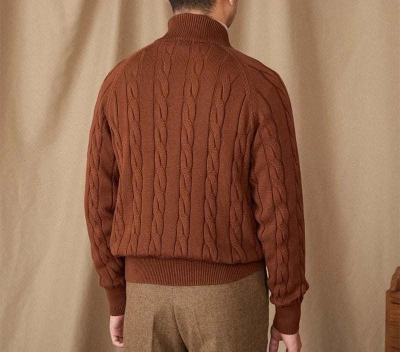 Antonios knit cardigan double zipper - Antonios