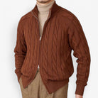 Antonios knit cardigan double zipper - Antonios