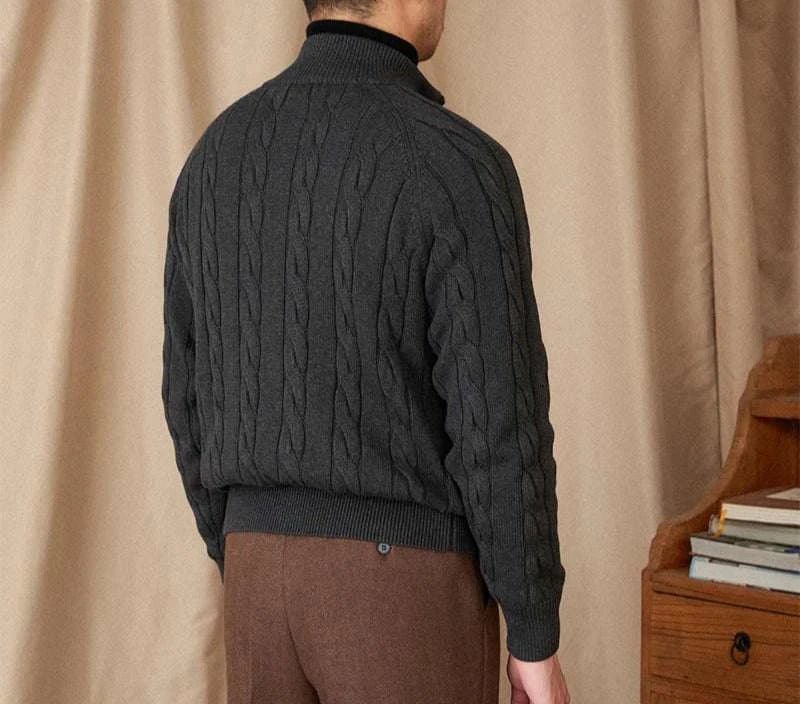 Antonios knit cardigan double zipper - Antonios