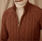 Antonios knit cardigan double zipper - Antonios