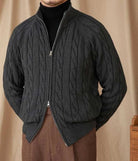 Antonios knit cardigan double zipper - Antonios