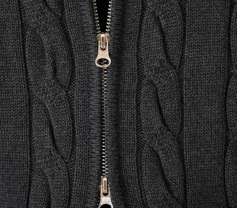 Antonios knit cardigan double zipper - Antonios