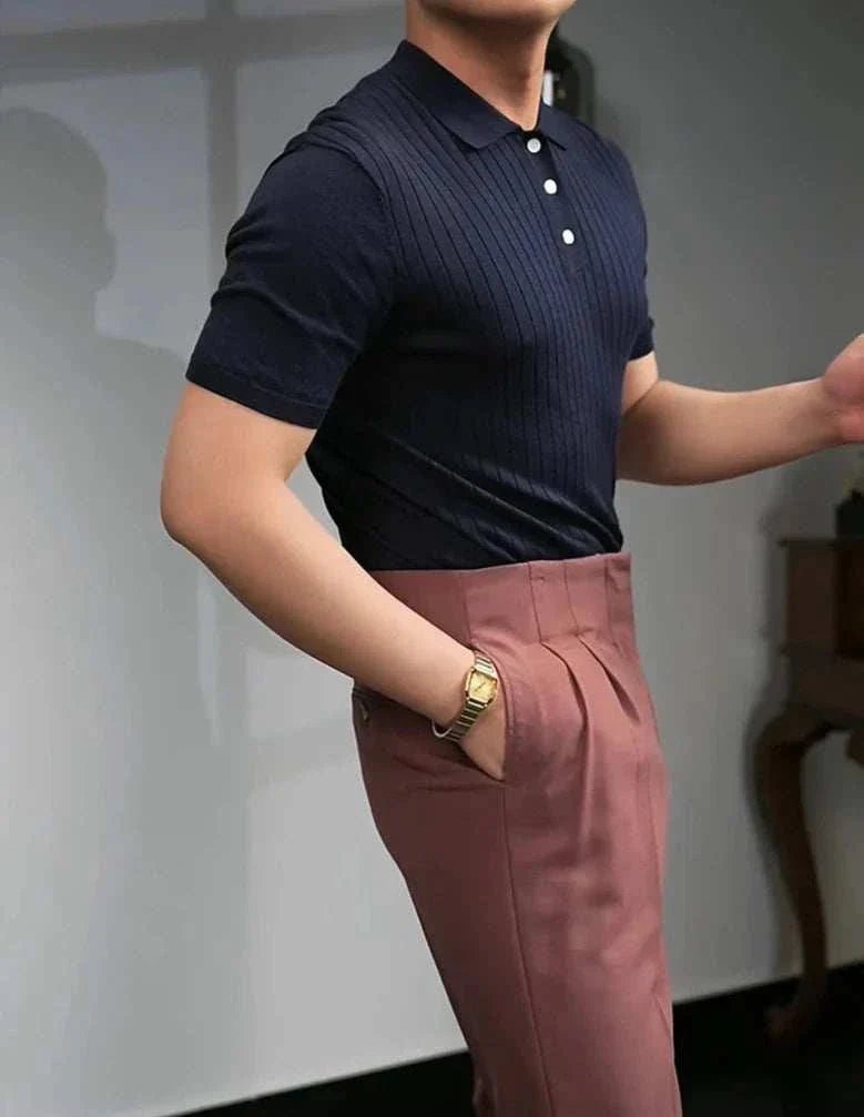 Antonios british polo collar t-shirt - Antonios