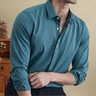 Antonios british striped tuxedo shirt office wear - Antonios