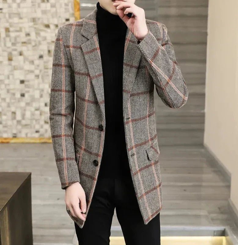 Antonios British Style Coat Men - Antonios