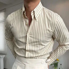 Antonios british tuxedo striped shirt - Antonios