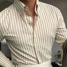 Antonios british tuxedo striped shirt - Antonios