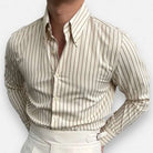 Antonios british tuxedo striped shirt - Antonios