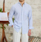 Antonios business striped long - sleeve shirt - Antonios