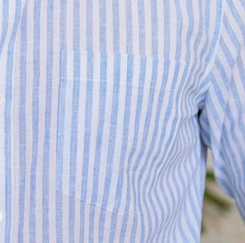 Antonios business striped long - sleeve shirt - Antonios