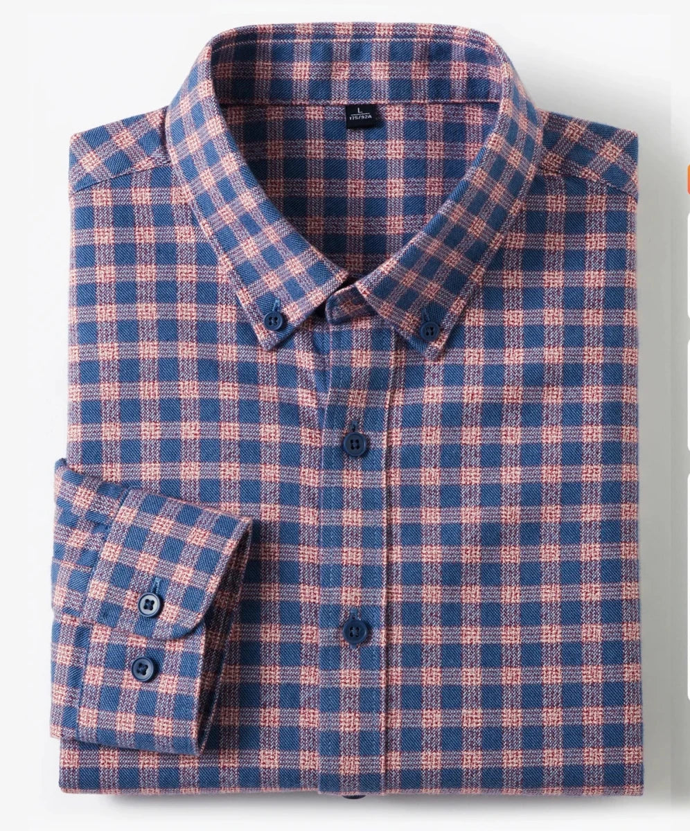 Antonios checkered business long - sleeve shirt - Antonios