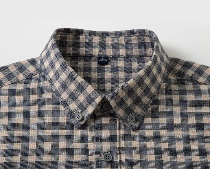 Antonios checkered business long - sleeve shirt - Antonios