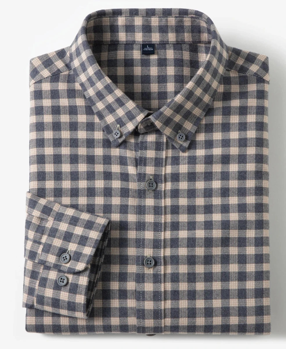 Antonios checkered business long - sleeve shirt - Antonios