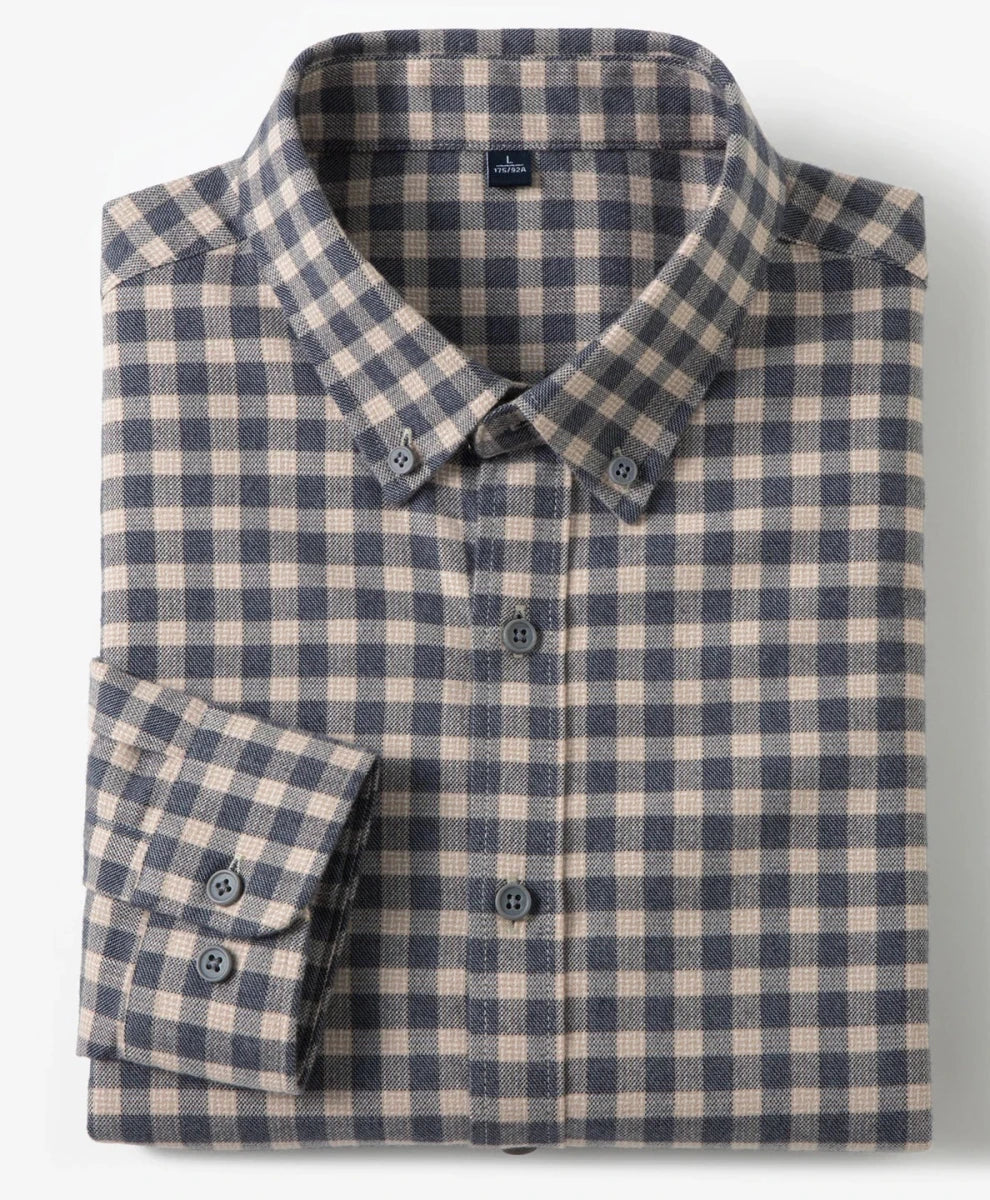 Antonios checkered business long - sleeve shirt - Antonios
