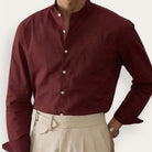 Antonios cotton - linen long sleeve shirt - Antonios