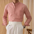 Antonios cotton - linen long sleeve shirt - Antonios