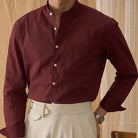 Antonios cotton - linen long sleeve shirt - Antonios