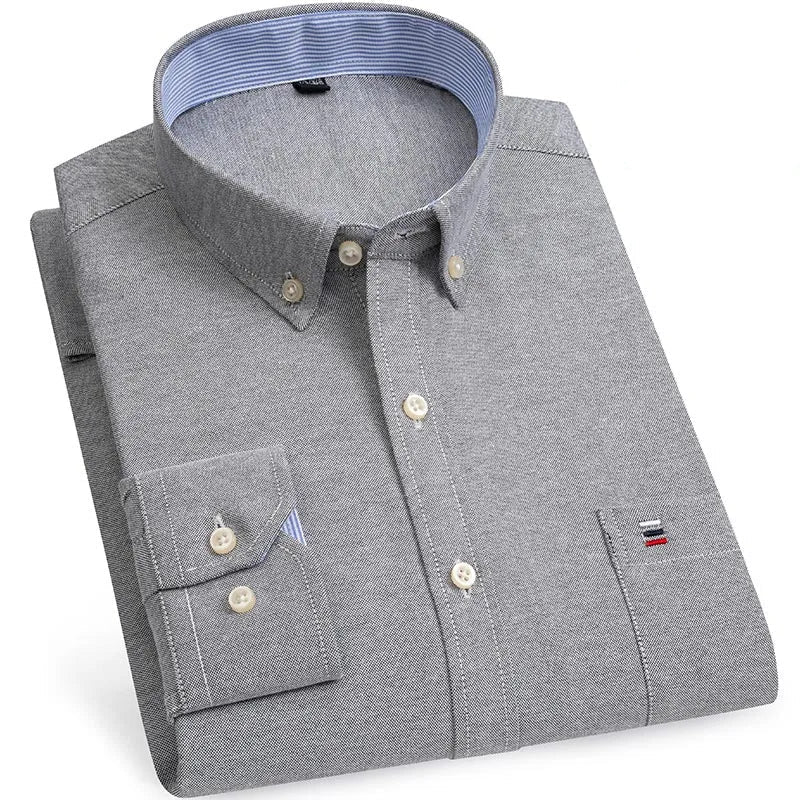 Antonios cotton oxford smart - casual shirt - Antonios