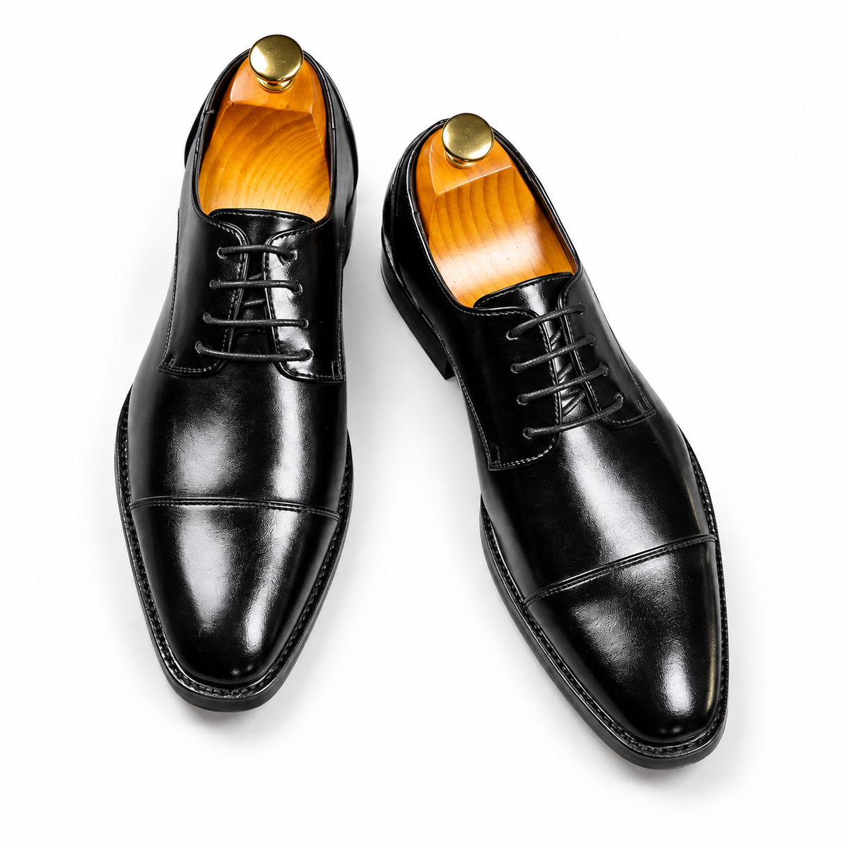 Derby elegant shoes in Black – product view